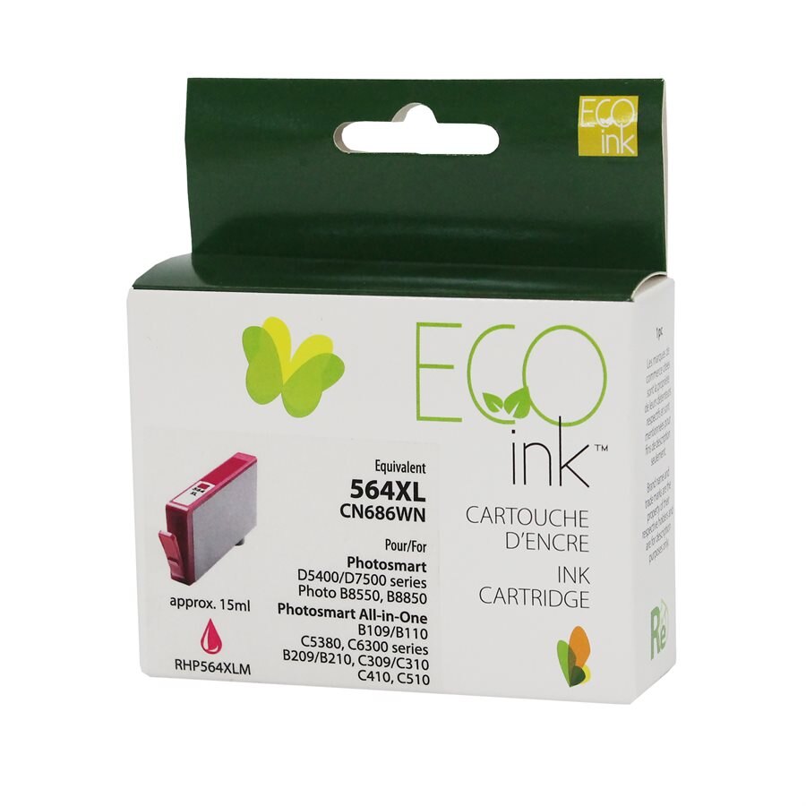 NON-OEM HP No. 564XL CN686WN/CB324 Reman Magenta EcoInk