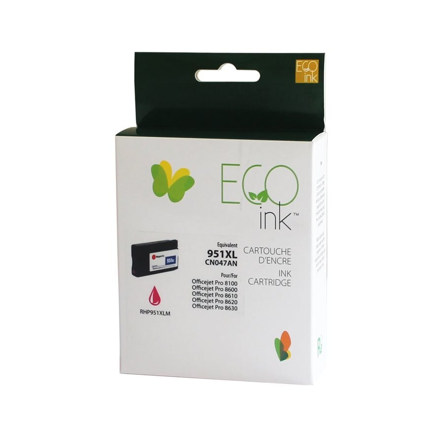 NON-OEM HP 951XL Magenta reman. EcoInk